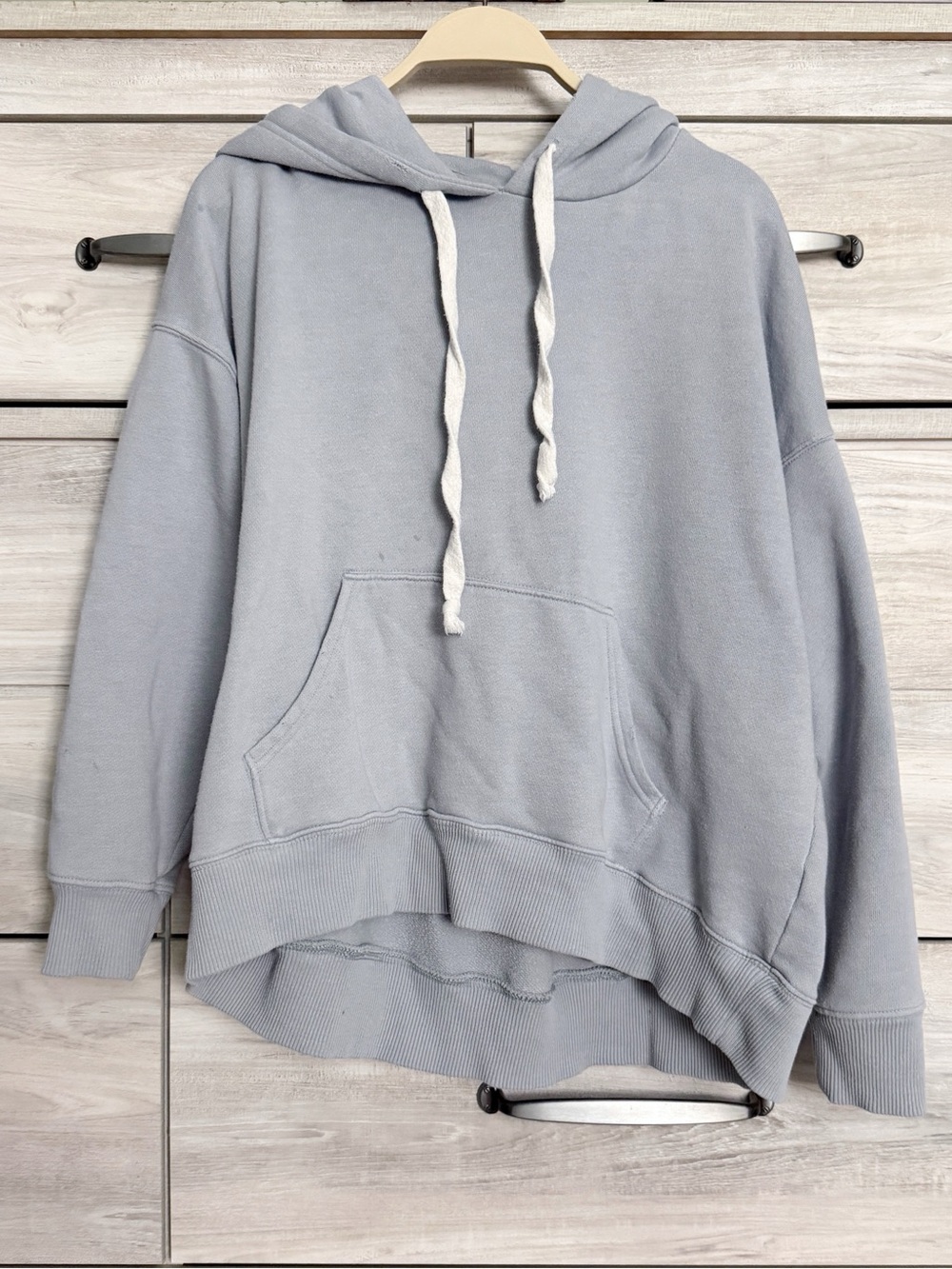 Aerie Weekend Oversized Hoodie Sweatshirt Salty Blue Size M